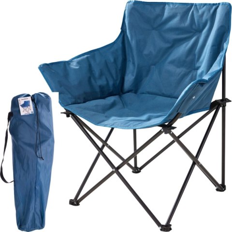 KRZESŁO FOTEL TURYSTYCZNE Z PODŁOKIETNIKAMI SKŁADANE REDCLIFFS