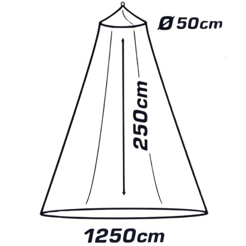 MOSKITIERA TURYSTYCZNA 60-1250x250CM 2 OS. BIAŁA REDCLIFFS