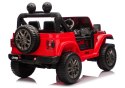Pojazd Na Akumulator Jeep Rubicon 4x4 DK-JWR556 4x200W 24V Czerwony