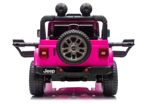 Pojazd Na Akumulator Jeep Rubicon 4x4 DK-JWR556 4x200W 24V Różowy