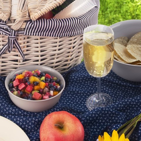 Kieliszek do wina białego i czerwonego plastikowy nietłukący 220ml ORION 121788