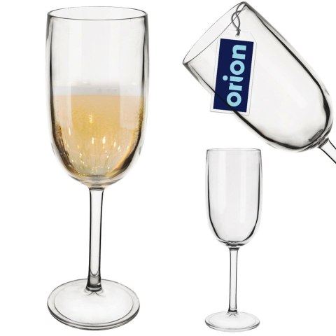 Kieliszek do wina białego i czerwonego plastikowy nietłukący 220ml ORION 121788