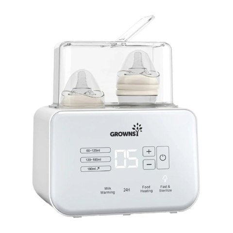 Podgrzewacz do butelek wielofunkcyjny Grownsy (biały)
