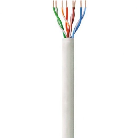 INTELLINET Kabel skrętka Cat6 UTP drut 305 m CCA szary 022823