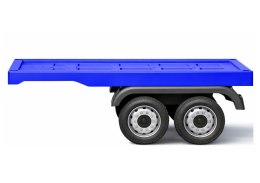 Naczepa do pojazdu na akumulator HL358 Mercedes Scania Actros niebieska