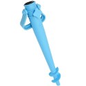 BAZA MOCOWANIE DO PARASOLA PLASTIKOWE WKRĘCANE 37CM NIEBIESKIE