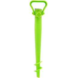 BAZA MOCOWANIE DO PARASOLA PLASTIKOWE WKRĘCANE 37CM ZIELONE