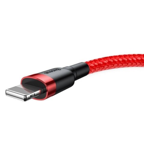 Kabel BASEUS Cafule USB-A-Lightning 0.5m (czerwony)