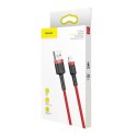 Kabel BASEUS Cafule USB-A-Lightning 0.5m (czerwony)