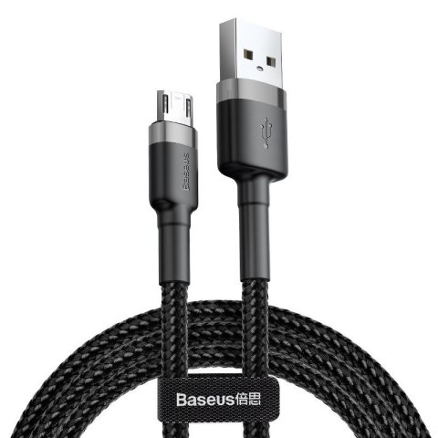 Kabel BASEUS Cafule USB-A-micro USB 1m (szaro-czarny)