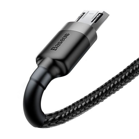 Kabel BASEUS Cafule USB-A-micro USB 1m (szaro-czarny)