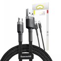 Kabel BASEUS Cafule USB-A-micro USB 1m (szaro-czarny)