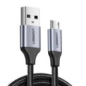 Kabel UGREEN US290 USB-A-micro USB 0.25m (czarny)
