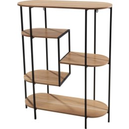 REGAŁ KWIETNIK 5 POZIOMOWY OWALNY 77X30X95CM BLAT MDF DREWNO