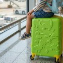 WALIZKA PODRÓŻNA KABINOWA 18 CALI PROWORLD KID - ZIELONY (DINO)