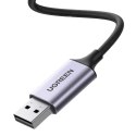 Adapter audio UGREEN CM477, USB do Mini Jack 3.5mm AUX (szary)