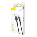 Kabel BASEUS Cafule USB-A-Lightning 1m (czarno-czerwony)