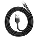 Kabel BASEUS Cafule USB-A-Lightning 1m (szaro-czarny)