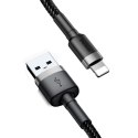 Kabel BASEUS Cafule USB-A-Lightning 1m (szaro-czarny)
