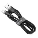 Kabel BASEUS Cafule USB-A-Lightning 1m (szaro-czarny)