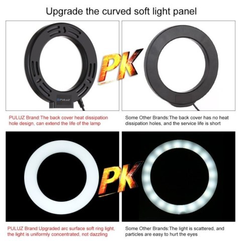 Lampa pierścieniowa LED PULUZ PU391 średnica 26cm