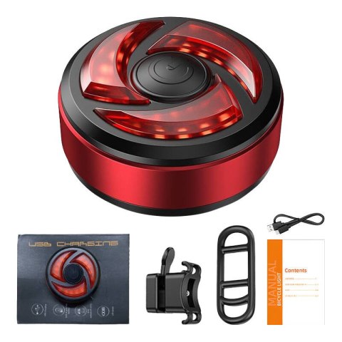 Lampka rowerowa tylna SUPERFIRE BTL02 330mAh USB