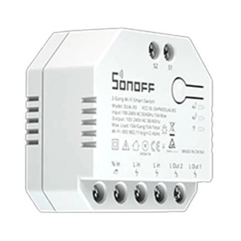 Przekaźnik SONOFF Dual R3 Wi-Fi 2-kanałowy z pomiarem mocy
