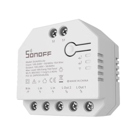 Przełącznik SONOFF Dual R3 Lite Wi-Fi 2-kanałowy