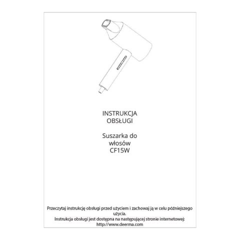 Suszarka do włosów DEERMA CF15W 2000W