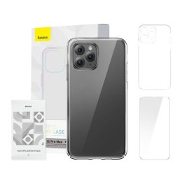 Etui BASEUS Crystal Series Clear iPhone 11 Pro Max zestaw (przezroczyste)