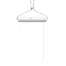 Etui wodoodporne BASEUS Cylinder uniwersalne IPX8 (białe)