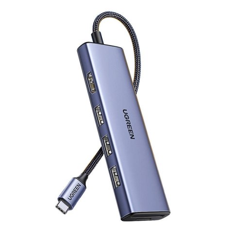 Hub UGREEN Revodok CM511 6-portowy