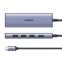 Hub UGREEN Revodok CM511 6-portowy