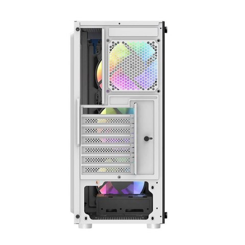Obudowa komputerowa DARKFLASH DK151 + 3 wentylatory RGB (biała)
