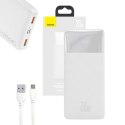 Powerbank BASEUS Bipow 10000mAh 20W 2xUSB USB-C (biały)
