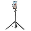 Selfie stick UGREEN 15062 tripod z pilotem BT (czarny)