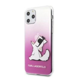 Etui Karl Lagerfeld Choupette Fun na iPhone 11 Pro - różowe