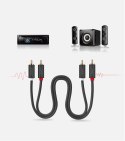 Kabel Ugreen AV104 10518 audio 2RCA (męski) / 2RCA (męski) 2m - szary