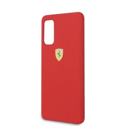 Etui Ferrari Silicone na Samsung Galaxy S20 - czerwone