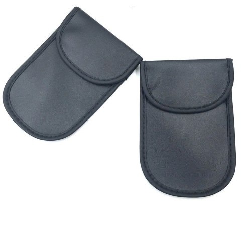 Etui antykradzieżowe na klucze samochodowe blokujące fale radiowe pokrowiec Keyless Faraday Box klatka Faradaya 14 cm z 10 cm cz