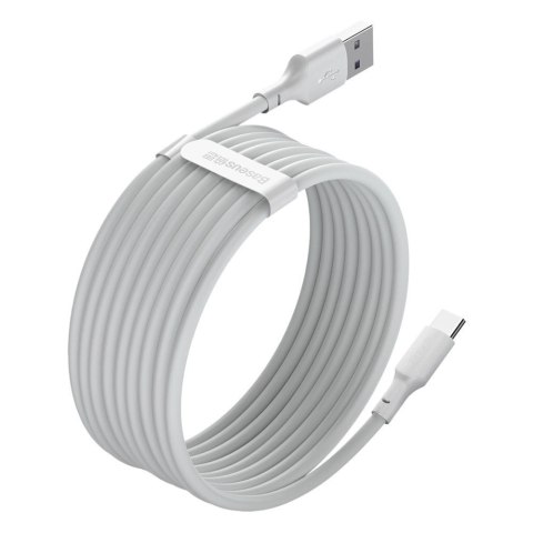Baseus 2x kabel USB-A - USB Typ C szybkie ładowanie Quick Charge 40 W 5 A 1,5 m - biały (TZCATZJ-02)