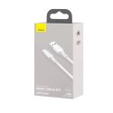 Baseus 2x kabel USB-A - USB Typ C szybkie ładowanie Quick Charge 40 W 5 A 1,5 m - biały (TZCATZJ-02)