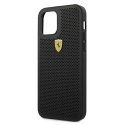 Etui Ferrari On Track Perforated na iPhone 12 Pro Max - czarne