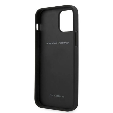 Etui Ferrari On Track Perforated na iPhone 12 / iPhone 12 Pro - czarne