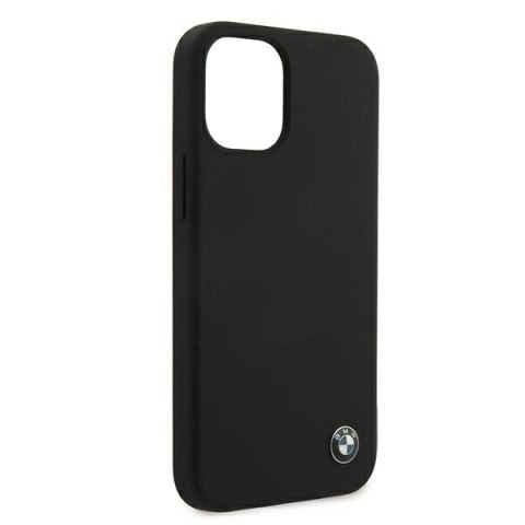Etui BMW Silicone Signature na iPhone 12 mini - czarne