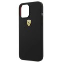 Etui Ferrari On Track Silicone na iPhone 12 Pro Max - czarne