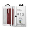 Etui BMW Silicone Signature Logo na Samsung Galaxy S21+ - czerwone