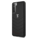 Etui Ferrari Off Track Quilted na Samsung Galaxy S21+ - czarne