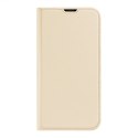 Dux Ducis Skin Pro kabura etui pokrowiec z klapką iPhone 13 Pro Max złoty