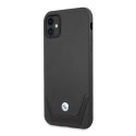 Etui BMW Leather Perforate na iPhone 11 / Xr - czarne